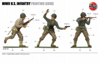 A02703 Airfix 132 WWII US Infantry