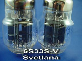 6C33C   B (6S33S   V) Audiophile Triodes SVETLANA 8 pcs.