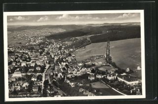 alte AK Olbernhau, Panorama, Luftbild