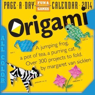 Origami 2014 Page A Day Calendar Margaret Van Sicklen