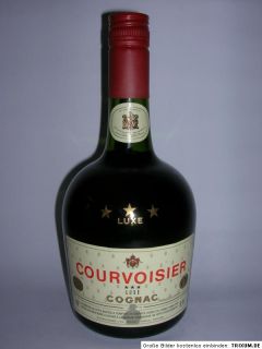 Courvoisier 3 Sterne Luxe Cognac 0,7L 40% ca.40 Jahre