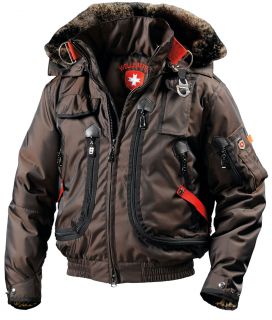 WELLENSTEYN USA mens Rescue winter Jacket coat brown RES66 COU PS