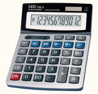 Leo 126S Tischrechner Solar