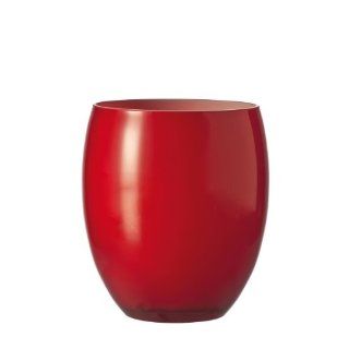 Vase/Windlicht Beauty Colours 19 cm, rot Küche & Haushalt