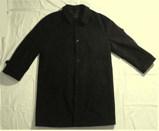 Hechter Mantel   schwarz   100% Schurwolle   Gr. 52   Form Boston M. P