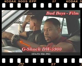 CASIO G SHOCK RETROGRADE DW 5900 (BAD BOYS FILM) SILVER SERIES (CIRCA