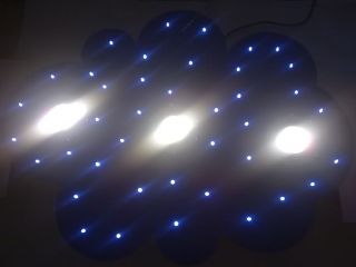 Wolke Kinder Deckenlampe 40 LED 3 GU10 Deckenleuchte blau