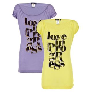 Miss Sixty Shirt gelb oder lila XS S M L UVP 49,90 € NEU 