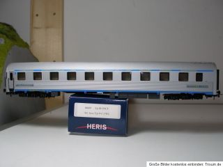 Heris 18009 C.I.W.L. INOX Schlafwagen silber / blau SNCF Ep.3   4, neu