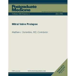 Mitral Valve Prolapse (Postgraduate Medicine) eBook Matthew J