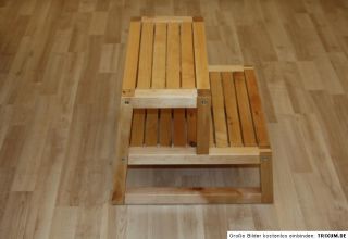IKEA Molger Tritthocker aus Holz Birke Schemel Tritt natur Trittstufe