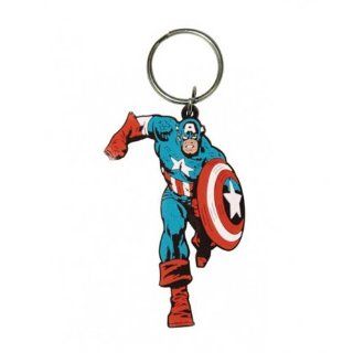 Marvel   Captain America Comic Gummi Schlüsselanhänger   Grösse ca