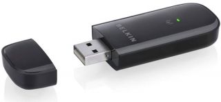 Belkin Surf und WLAN USB Adapter schwarz Computer