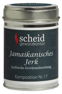 SCHEID GEWÜRZKONTOR JAMAIKANISCHES JERK KARIBISCHE 60g. MHD 11.10.12