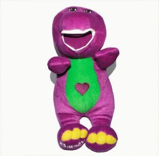 Singing Musical Barney the Dinosaur Plush 11 I Love You