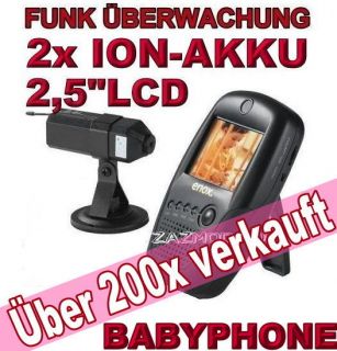 Enox Babyphone Überwachungskamera Babyruf Monitor NEU