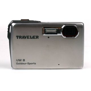 Traveler UW 8 Unterwasserkamera 8 MP 6 3 cm 2 5 TFT Edelstahlgehaeuse