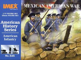 72 Figuren IMEX 535 Mexiko Krieg Alamo US Infanterie