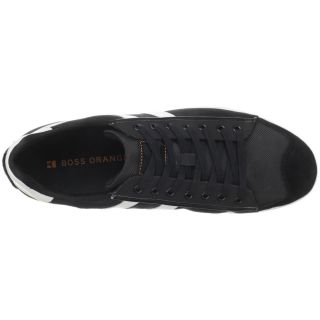 HUGO BOSS ORANGE CASUAL SNEAKERS MENS SHOES LACE UP FASHION PINSON I