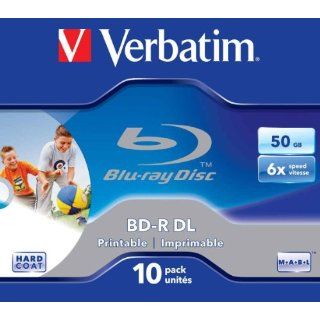 Verbatim 43736 BD R Dual Layer Blu Ray Rohlinge Jewel 