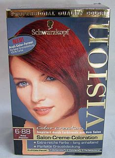 Schwarzkopf VISION 6·88 Rote Passion Haarfarbe NEU