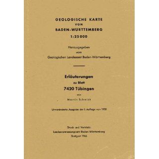 Erläuterungen zu Blatt 7420 Tübingen (Geologische Karte von Baden