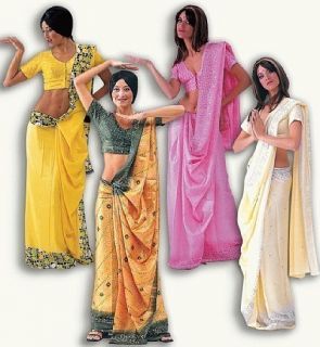 Karneval Kostüm Sari Indien (Bollywood) 2431