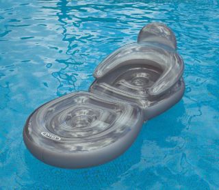 faltbarer Pool Lounge Sessel Luftmatratze 203 x 97 cm