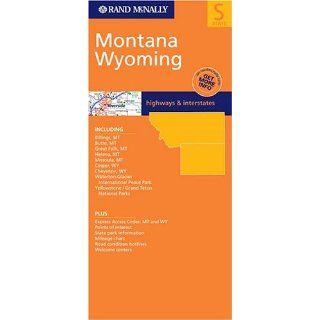 Rand McNally State Map Montana / Wyoming (Rand McNally Folded Map