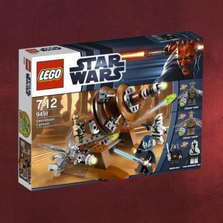 LEGO Star Wars 9491   Geonosian Cannon, 4 Minifiguren, Kanone mit 2