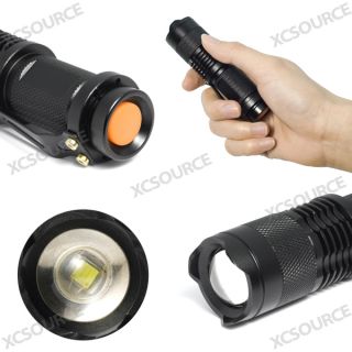 CREE LED Zoom Zoomable Focus Q5 Mini Flashlight Torch 300 LM