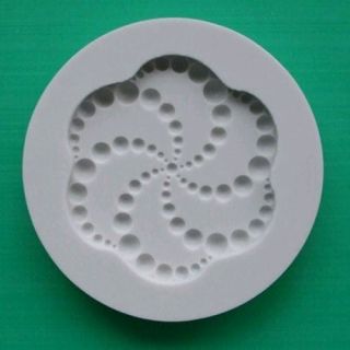 Silicon Mould   Cupcake Perlen Spirale   Silikonform, Fondant