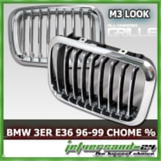 Grill Nieren Nierengrill BMW 3er E36 96 98 CHROM M3 #02