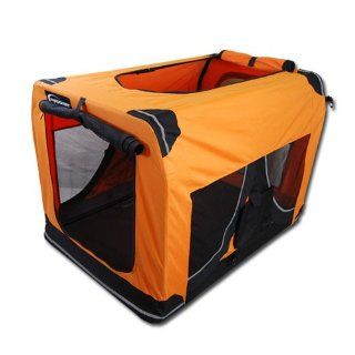 12817 TB03L Tiertransportbox in Orange   ca. 70x52x52 cm (L/B/H