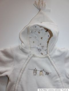 Baby Strampler Overall Schneeanzug Anzug mit Kapuze H&M Gr. 56