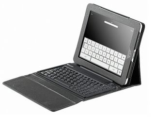 iPad 2 Tasche deluxe mit dt. Bluetooth Tastatur