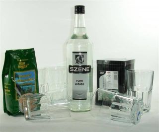 Teiliges Caipirovka Set mit 6 Gläsern Cocktail   NEU