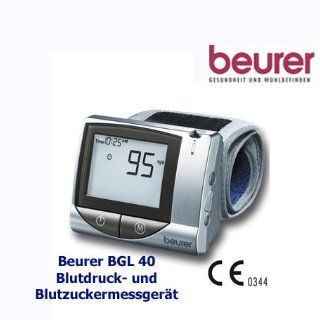 Beurer 456.01 Blutdruck  und Blutzuckermessgerät BGL 40 mg/dL 
