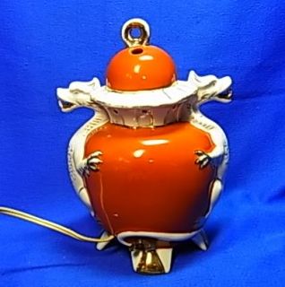 Vintage Porcelain Dragon Perfume Lamp #CG