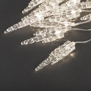 Konstsmide 9m LED Lichtervorhang mit 20 Eiszapfen Lichterkette