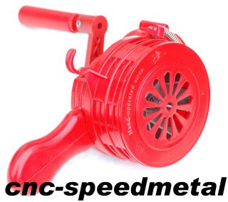 Sirene Luftschutz Feuerwehr ABS Kunststoff 110 dB(A) Farbe rot