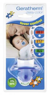Geratherm Daisy Color Schnuller Fieberthermometer für Baby