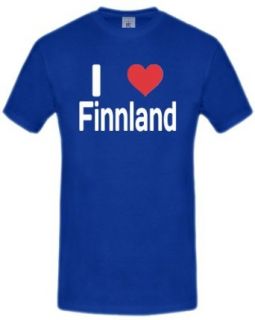 LOVE Finnland T Shirt Herren S XXL Bekleidung