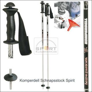 komperdell Skistock, Schnapsstock   befüllbar, 115 cm