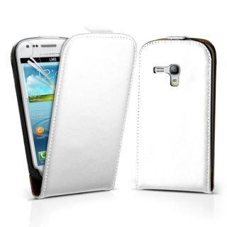 UCE Leder Hülle für Samsung Galaxy S3 mini i8190 Tasche Flip Case