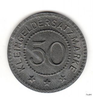 50 Pfennig Kleingeldersatzmarke Harburg Schlosswerft R.HOLTZ