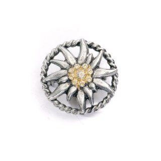 Trachten Anstecknadel Edelweiss 2, Trachtenschmuck