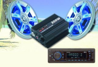 Anlage Verstärker LED Lautsprecher USB  SD Radio CAR 130