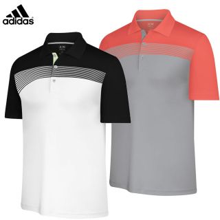 2012 Adidas ClimaCool Graphic Block Golf Polo Shirt AW12
