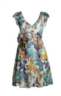 Miss Sixty IRIS Kleid aus Seide mit floralem Print 